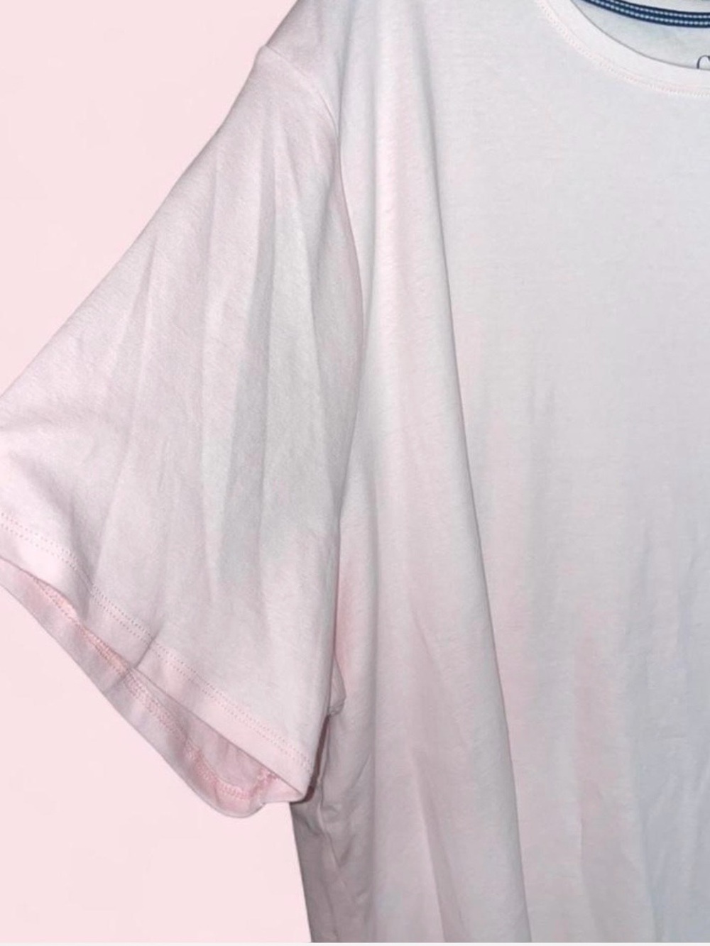 croft & barrow Light Pink Short Sleeve Crewneck Tee - Picture 2 of 8
